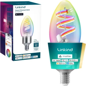 Matter умная лампочка E12 — Умные лампы, Linkind