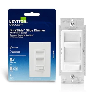 Регулятор яркости SureSlide — Умные выключатели, Leviton