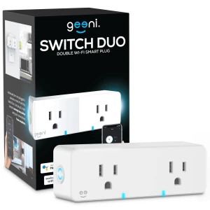 Двойная умная розетка Switch Duo, 2 розетки — Умные розетки, Geeni