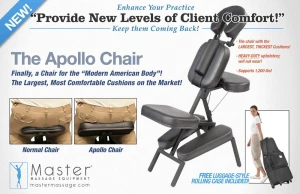 Портативное массажное кресло Apollo — Массажные кресла, Master Massage