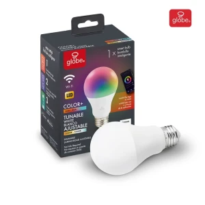 Умная светодиодная лампа 10W, RGB + белый — Умные лампы, Globe Electric