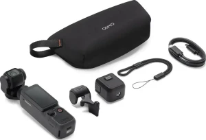 Камера Osmo Pocket 4, комплект Standard Combo, чёрная — Цифровые фотоаппараты и видеокамеры, DJI