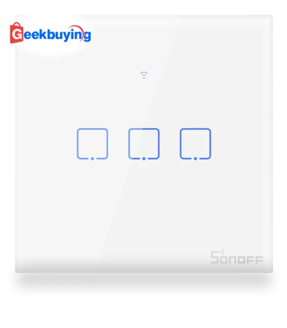 Intelligent WIFI Wall Switch with RF Remote Control — Smart Home Modules, Sonoff