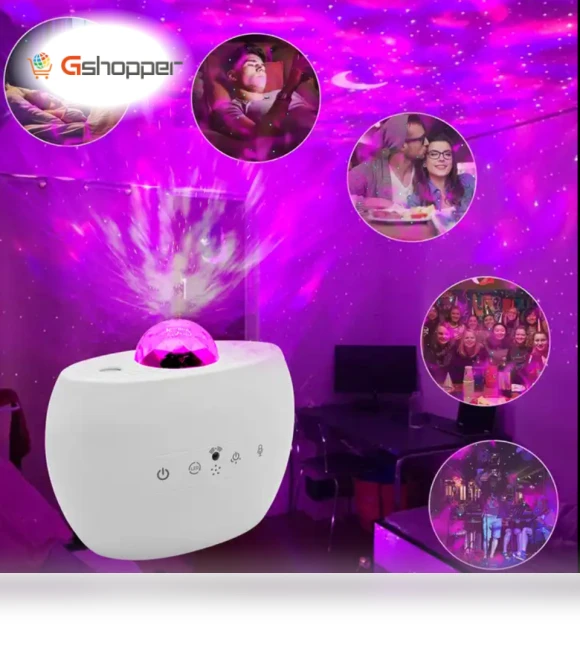 Smart Galaxy Projector Starry Light Lamp — Home Theater Projectors