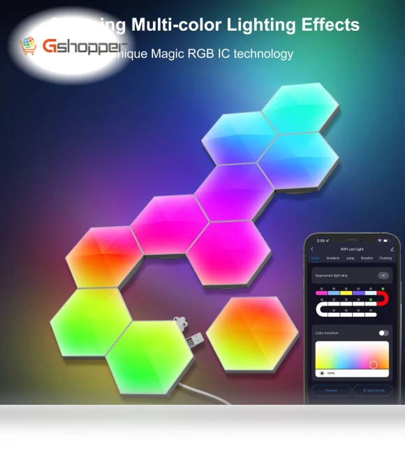 Gaming Ambient Light Smart Odd Light Board — USB Lighting Solutions, Tuya