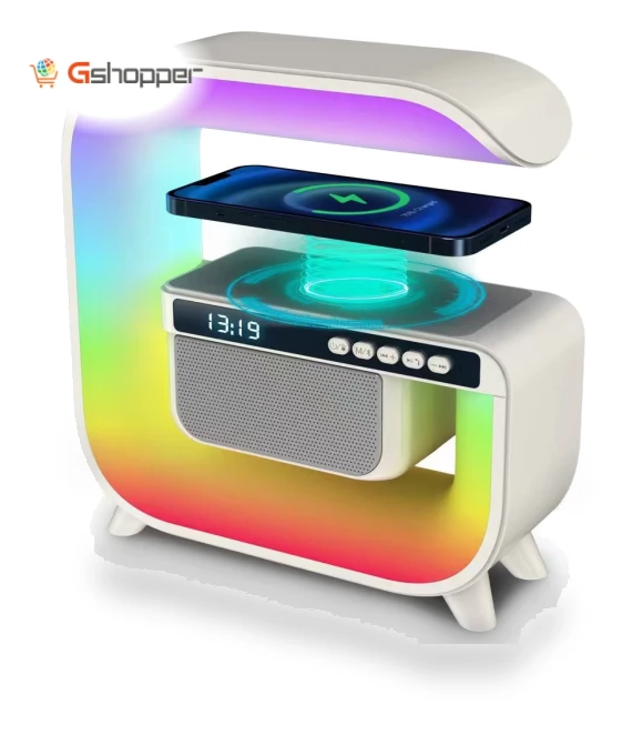 Big G Smart Stage Light Bluetooth Speaker with Colorful Atmosphere Light — Portable Audio