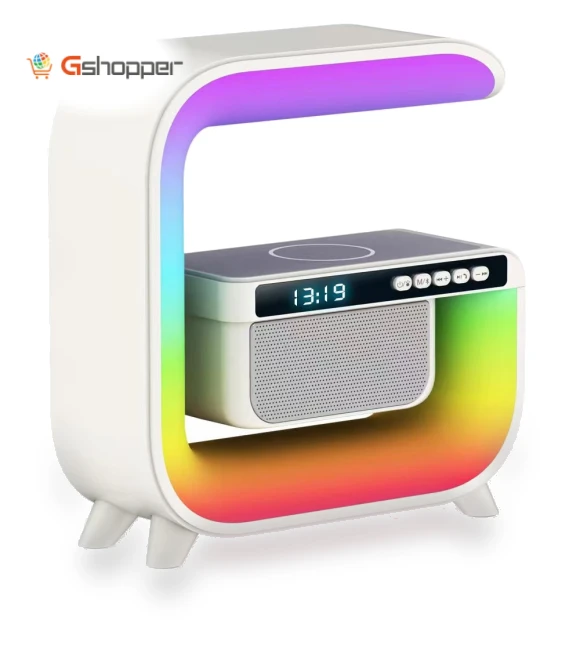 Big G Smart Stage Light Bluetooth Speaker with Colorful Atmosphere Light — Portable Audio