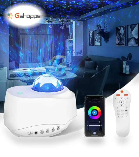 Smart WiFi Nebula Sky Star Night Light Galaxy Projector — Night Lights