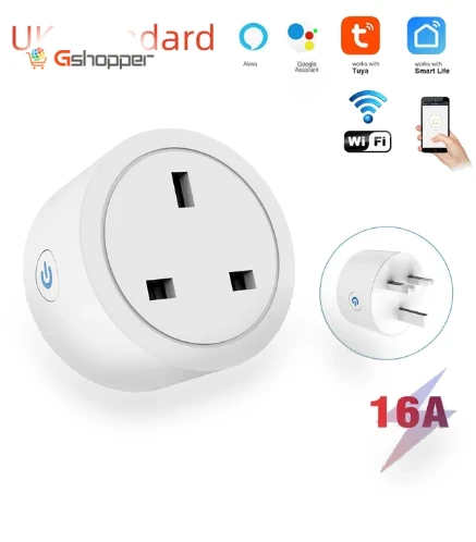 Smart WiFi Plug with Remote Control — Smart Home Hubs & Controllers, Tuya