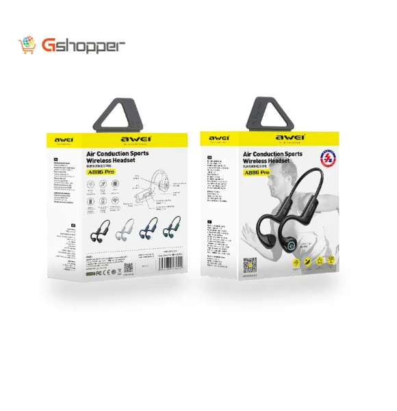 Air Conduction Earphone Bluetooth 5.2 HiFi Sound IPX4 Waterproof — Audio Gear, AWEI