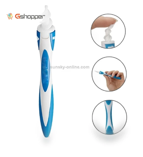 Smart Swab Ear Suction Cleaner with 15 Replacements — Syringes, Smart Swab