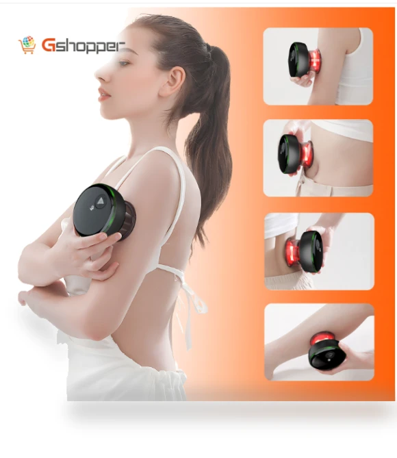 Smart Cupping Device with Electric Heating and Breathing Light — Magnetic Therapy
