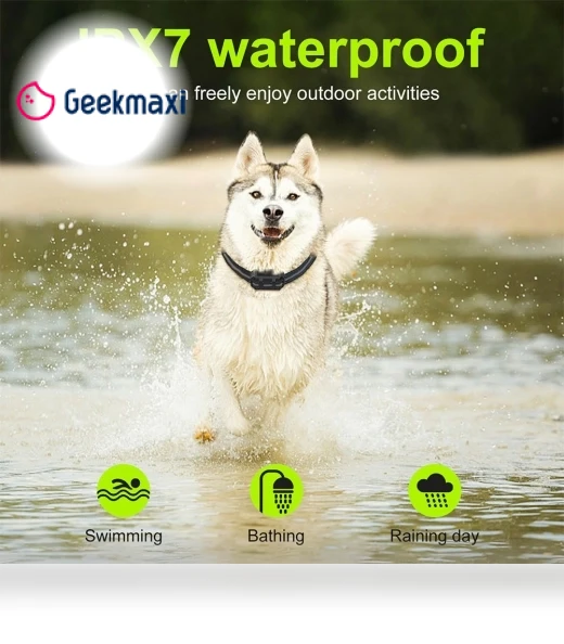 Intelligent Dog Training Device with Two-Color Light Design, Ultrasonic Dog Training, IPX7 Waterproof — Anti-Bark Training Devices, NONAME