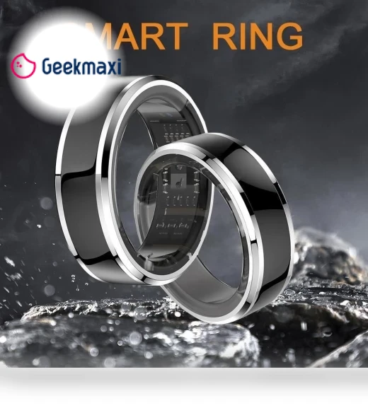 Smart Ring Health Tracker with Heart Rate and Blood Oxygen Monitor — Wearable Accessories, M1