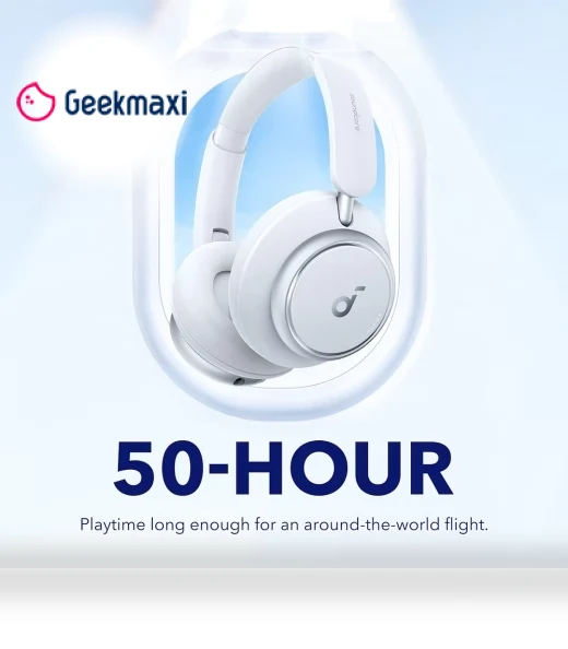 Space Q45 Headphones with Adaptive ANC, 50 Hours Playtime, Bluetooth 5.3 — Over-Ear Headphones, Anker