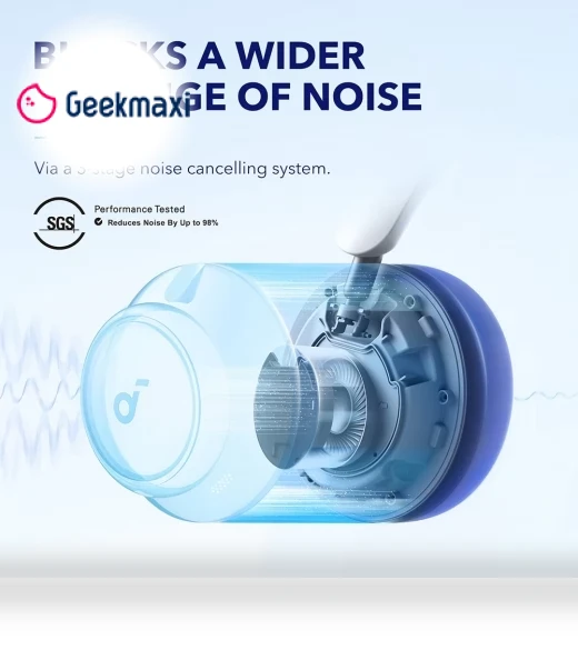 Space Q45 Headphones with Adaptive ANC, 50 Hours Playtime, Bluetooth 5.3 — Over-Ear Headphones, Anker