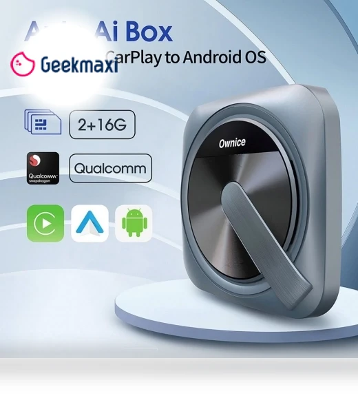 Wired to Wireless Android Auto Ai Box — Car Accessories & Gadgets, Ownice