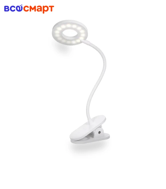 LED Desk Lamp with Clip - Foldable, Portable, 3 Lighting Modes — Book Lights, Yeelight