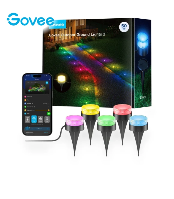 Outdoor Ground Lights — Outdoor Light Projectors, Govee