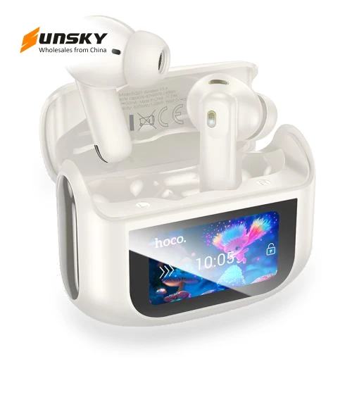 True Wireless ANC+ENC Noise Reduction Touchscreen Bluetooth Earphone — Over-Ear Headphones, hoco