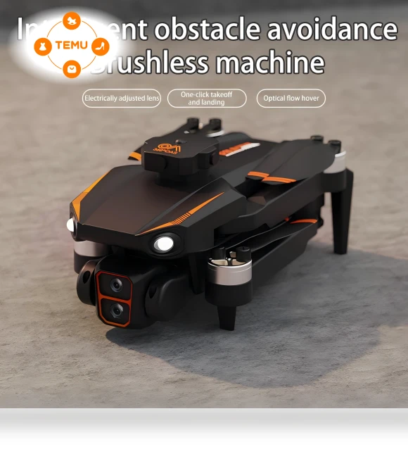 Dual Camera WiFi FPV Drone with Height Maintainer - Perfect Beginner Drone — Drones