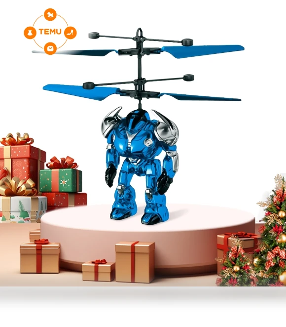 Induction Aircraft Robot Toy with Automatic Obstacle Avoidance — Security & Surveillance Robots
