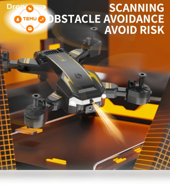 Dual Camera Drone - Foldable Quadcopter with Height Control — Drones