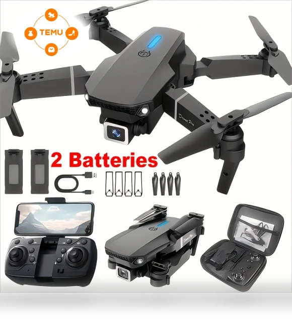 Foldable RC Drone with Dual Cameras and Brushless Motors — Drones