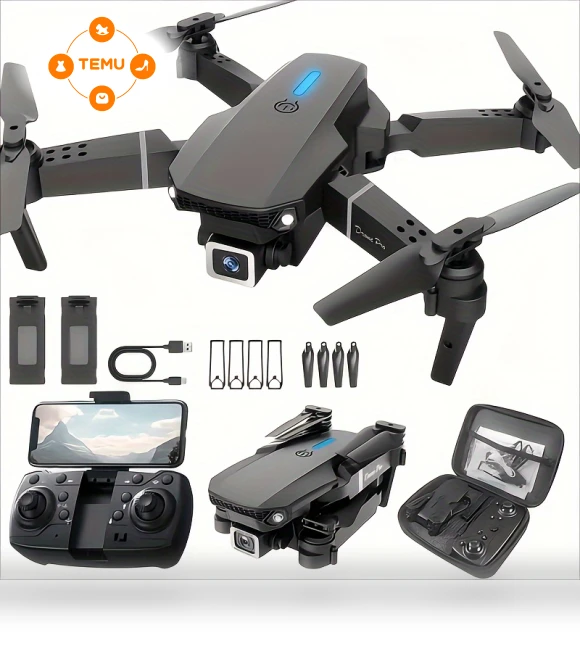 Foldable RC Drone with Dual Cameras and Brushless Motors — Drones