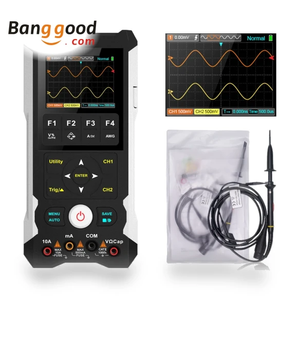 Handheld Oscilloscope, Multimeter, and Waveform Generator 3-in-1 — Multimeters & Analyzers, MUSTOOL