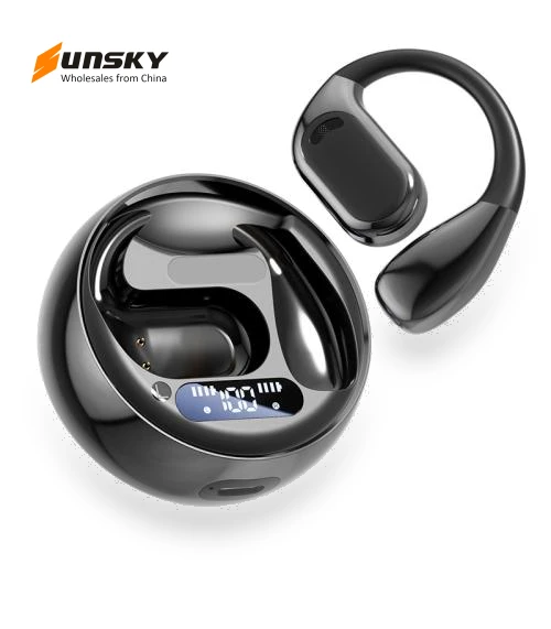 Intelligent AI Translation On-Ear Digital Display Bluetooth Earphone — On-Ear Headphones