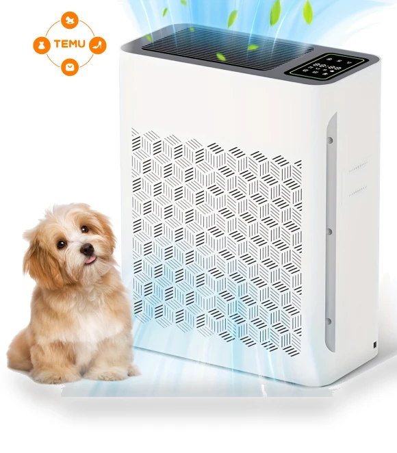 Large Room Air Purifier with Air Quality Sensor, Auto Mode, Timer — Activated Carbon Air Purifiers