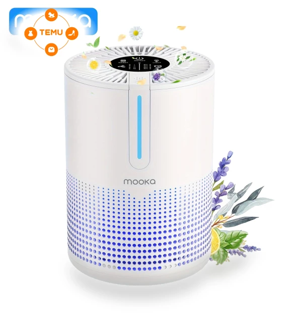 H13 Filter Portable Air Purifier for Smell and Odors — Stovetop Moka Pots, Mooka