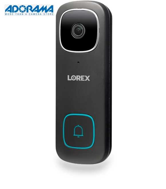 2K QHD 2-Way Wired Video Doorbell with Person Detection — Smart Home Security, Lorex