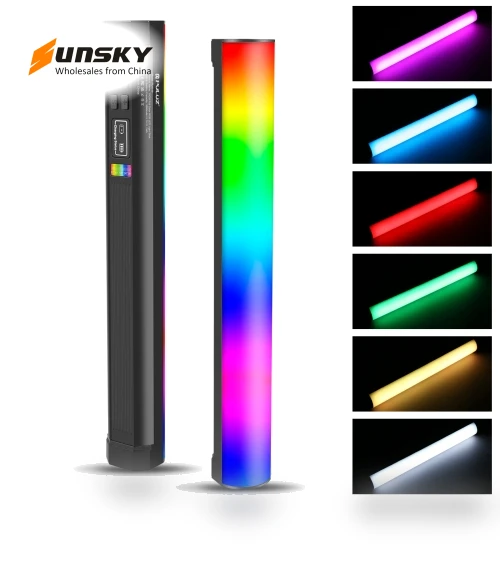 Photo Handheld Full Color RGB Stick Light — Selfie Lights, PULUZ