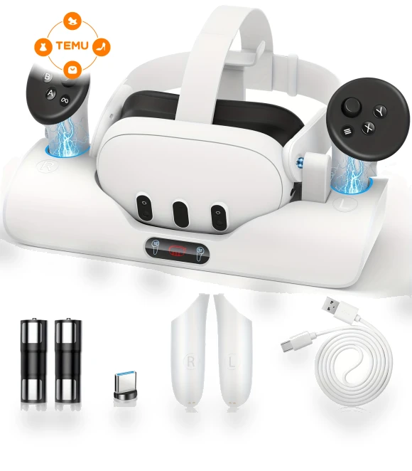 Charging Stand for Controllers with 2 Rechargeable Batteries — Holders