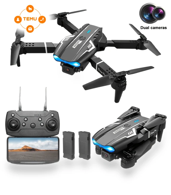 Dual Camera Folding RC Quadcopter Drone with Phone App — Drones
