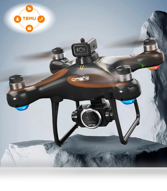 Brushless Drone with Dual Cameras, 360° Obstacle Avoidance, WiFi FPV — Drones