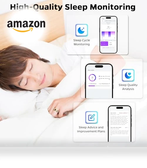 Smart Health Ring - Waterproof Fitness Tracker with Sleep Monitoring — Smart Rings, Emerhome