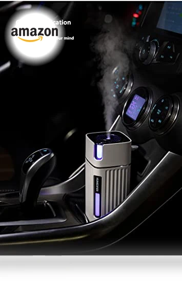 Mini Ultrasonic Humidifier with Night Light - 300mL USB Air Moisturizer — Air Moisturizers, Fidgylia