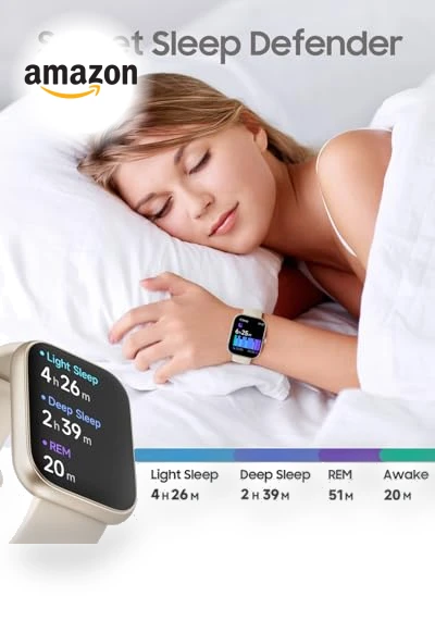 Smart Watch for Women with Alexa, Fitness Tracker, Heart Rate Monitor — Smartwatches, TOOBUR