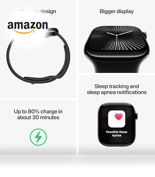 Smartwatch with Fitness Tracker, ECG App, Always-On Display — Smartwatches, Apple