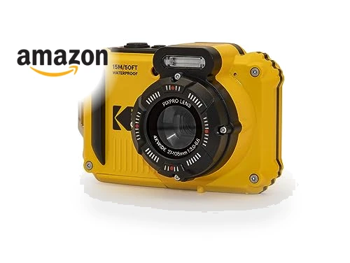 Rugged Waterproof WiFi Digital Camera 16MP 4X Optical Zoom 1080P Full HD Video Vlogging Camera — Compact Digital Cameras, KODAK