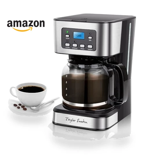 12-Cup Programmable Coffee Maker with Strength Brew Options — Coffee & Espresso Combos, Taylor Swoden