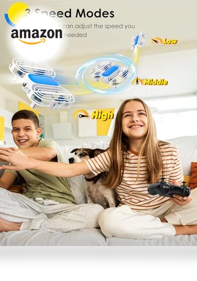 Kids Drone with Altitude-Hold, 3D Flip, and Headless Mode — Flying Toys, JY09
