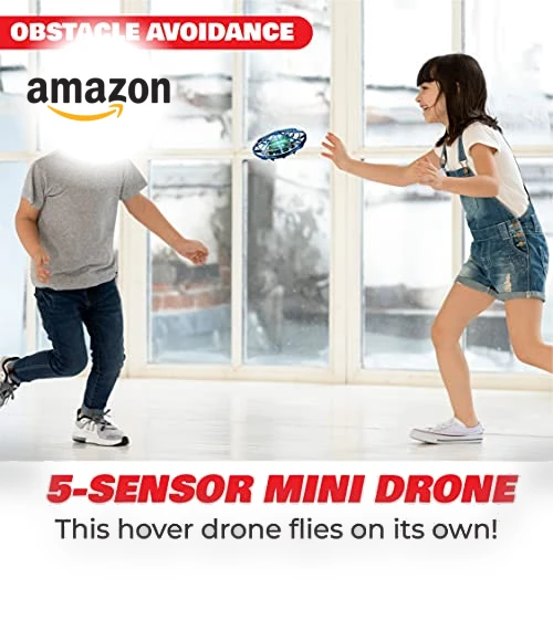 Hand Operated Motion Sensor Drone for Kids and Adults - LED Indoor UFO Toy — Flying Toys, Force1