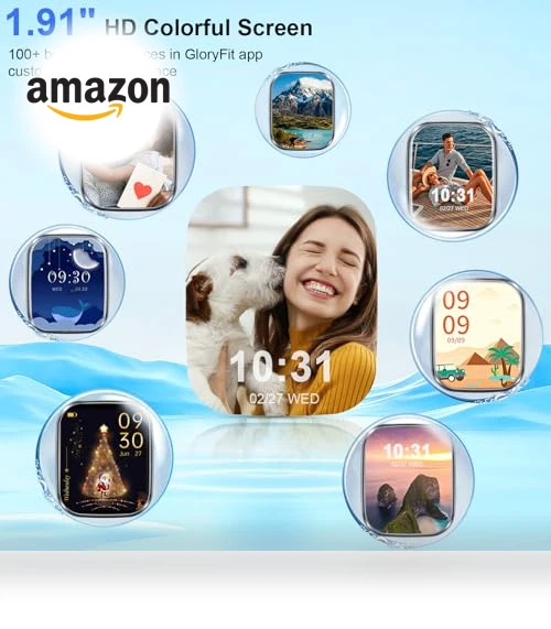 1.91" Smartwatch with Bluetooth Calls, Fitness Tracker, 110+ Sport Modes — Smartwatches, Matast