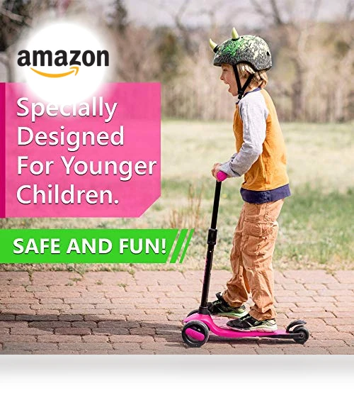 3 Wheel Scooter for Kids with Adjustable Handlebar - Perfect for Ages 3-10 — Electric Vehicles, New Bounce