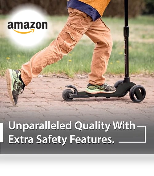 3 Wheel Scooter for Kids with Adjustable Handlebar - Perfect for Toddlers Ages 3-10 — Balance Bikes, New Bounce