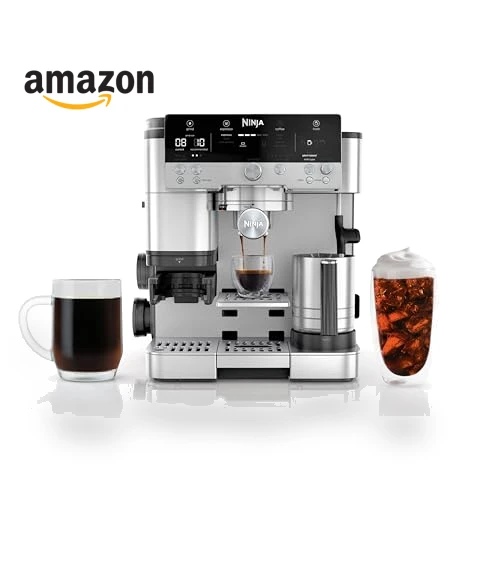 Luxe Café Premier Series Espresso Machine with Integrated Grinder and Frother — Coffee & Espresso Combos, Ninja